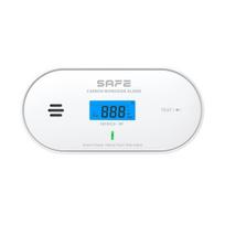 Bevielis anglies monoksido (CO) detektorius su LCD ekranu SAFE 10YDCO-RF