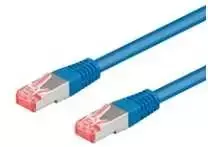 Goobay 5m CAT6a-500, 5 m, RJ-45, RJ-45, Mėlyna