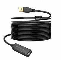 Spacetronik Aktyvus USB 2.0 prailginimo kabelis, 5 metrų