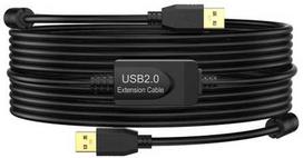 Spacetronik USB 2.0 prailginimo kabelis ekranuotas 15 m
