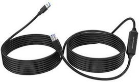 Spacetronik Aktyvus USB 3.0 A-B kabelis spausdintuvui 5Gbps 20 m