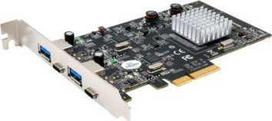 Valdiklis Exsys EXSYS EX-12005 4 portų USB 3.2 Gen2 PCIe plokštė 2x USB-A ir 2x USB-C