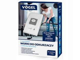 VÖGEL EP-Bag Maxi sintetiniai dulkių siurblio maišeliai, 12 vnt.