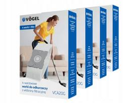 Tekstiliniai dulkių siurblio maišeliai VÖGEL VCA20G, 16 vnt.