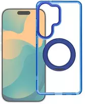 Oem Dėklas Samsung S26 Ultra Frame Circle Stand, suderinamas su MagSafe, tamsiai mėlynas