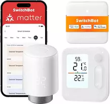 SwitchBot išmanusis radiatoriaus termostato valdymo rinkinys su Matter W7400002