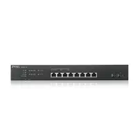 Šakotuvas Zyxel XS1935-10, 8-port Multi-Gigabit Smart Managed Switch with 2 SFP+ Uplink, hybrid mode, standalone or NebulaFlex Clo
