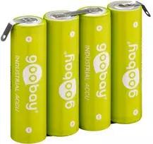 Goobay 55580, Įkraunama baterija, AA, nikelio-metalo hidridas (NiMH), 4,8 V, 4 vnt., 2100 mAh