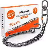 Gakago plieninė prailginimo grandinė pakabinamam krėslui ir sūpynėms, iki 250 kg, Förlängningskedja