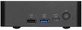MSI Cubi NUC AI+ 3MG Copilot+ PC Ultra 5 322 RAM 16GB SSD 512GB Wi-Fi 7 Oro aušintuvas PSU 120W LAN 2x VESA 2xHDMI USB Thunderbolt W11P