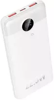 Nešiojamas akumuliatorius Hoco 10000 mAh QC 22,5W+PD 20W LED J172 baltas