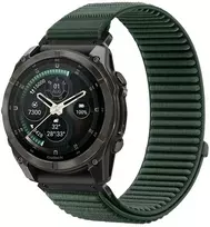 TECH-PROTECT NYLONLOOP GARMIN FENIX 5X / 5X PLUS / 6X / 6X PRO / 7X / 8 / 8 PRO / 9 / 9 PRO (51 MM) MILITARY Žalias