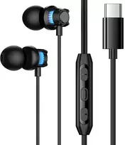 Ausinės Borofone Earphones BM98 Solaris su mikrofonu Type C (DAC) luminous juodas