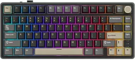 CREAM Klaviatūra Royal Kludge R75 Pro (Phantom) - RK Kreminis Switches