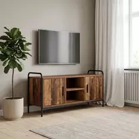 TV staliukas Televizoriaus spintelė 99 x 33 x 50 cm Sendintos medienos