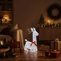 3D Kalėdų elnias LOVIISA 140 LED Šalta balta 55 x 22 x 63 cm