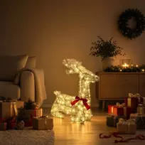 3D Kalėdų elnias LOVIISA 140 LED Šilta balta 55 x 22 x 63 cm