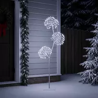 S formos LED kalėdinė eglutė Balta 18 x 18 x 150 cm Plienas