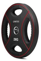 Diskinis svoris Gymstick Pro PU x 25 kg, juoda sp.