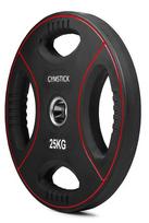 Diskinis svoris Gymstick Pro PU x 25 kg, juoda sp.