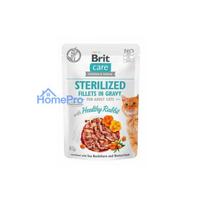 BRIT Care Cat Sterilized Pouch Fillets in Gravy Healthy Rabbit 85g