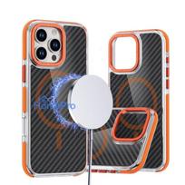 Case for iPhone 16e (SE4 2025) / 17e Fiber compatible with MagSafe orange
