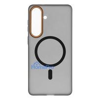 Case for Samsung S26 PLUS Go Orange compatible with MagSafe black
