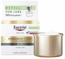 Veido kremas, papildymas Eucerin Hyaluron-Filler + Elasticity Night Refill, 50 ml