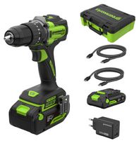 SMŪGINIS SUKTUVAS/GRĘŽTUVAS (60N.m) PRO 24V BL 5S HD560A2 (2Ah + 4Ah + 65W USB-C)