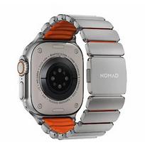 Nomad Goods NOMAD Stratos Band do Apple Watch 49mm | Natural Titanium | pomarańczowy NM011123858