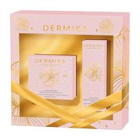 Dermika Luxury Placenta 50+ dovanų rinkinys (Dieninis ir naktinis kremas 50ml + Akių serumas 30ml)