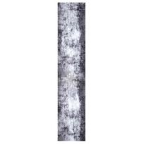 vidaXL Virtuvės kilimas Pilka 300 x 60 cm Aksomas