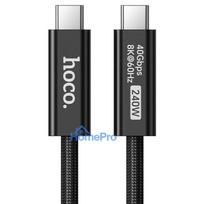 Cable USB C do USB C Hoco USB4 40Gbps / 8K60Hz 5A 240W 1m US15 black