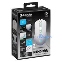 WIRELESS MOUSE DEFENDER PANDORA RF WHITE 3200dpi 7P