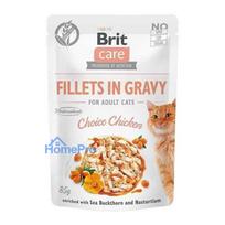 BRIT CARE Fillets in Gravy Adult Choice Chicken 85g
