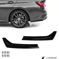 WR Galinio Bamperio Spliteriai, komplektas skirtas BMW G20 / G21 (18-22), juodi blizgūs