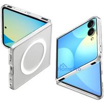 SPIGEN case compatible with MagSafe SAMSUNG GALAXY Z FLIP 8 clear / white