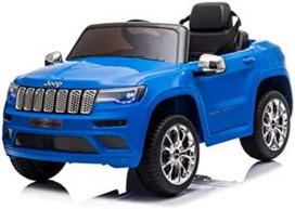 Lean Cars Vienvietis elektromobilis vaikams Jeep Grand Cherokee JJ2055, mėlynas