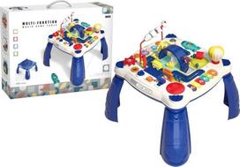 Lean Toys Multifunkcinis - interaktyvus veiklos ir lavinimo staliukas “Transporto priemonių eismas“ 2in1