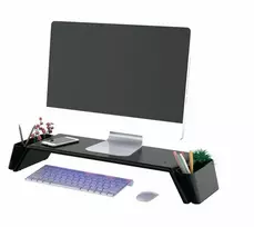 Laikiklis Monitoriaus stovas su UV lempa Spacetronik SPP-104B, juodas