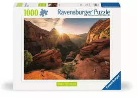 Ravensburger dėlionė „Zaiono kanjonas, JAV“, 1000 det.