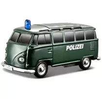 Maisto VW T1 policijos retro automobilis su šviesa ir garsu 01534