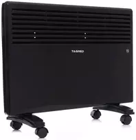 Elektrinis konvekcinis šildytuvas su termostatu, 1500W reguliuojamas šildytuvas, juodas sieninis šildytuvas, nešiojamas elektrinis šildytuvas