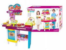 Vaikiška Virtuvėlė - Fast Food su garsais ir Led apšvietimu