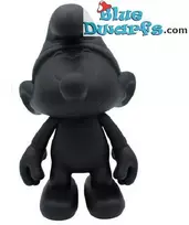 Puppy Smurf judanti vinilinė figūrėlė matinė juoda 20 cm