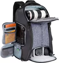 K&F Concept fotoaparato kuprinė, 25 l, atspari vandeniui, su skyriumi 16'' nešiojamam kompiuteriui, KF13.164
