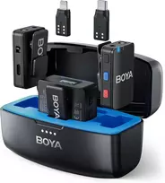 BOYA belaidis prisegamasis mikrofonas BOYAMIC, 8GB, USB-C, Lightning, 200 m, lavalier tipo
