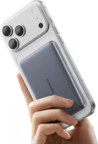 Baseus magnetinis išorinis akumuliatorius 5000 mAh, Ultra Slim, 20 W, MagSafe, USB-C, kosminė pilka, PPKPC-0520