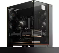 Thermalright ATX kompiuterio korpusas, stiklo šonai, ARGB, USB-C, 8 ventiliatorių palaikymas, A70 ARGB