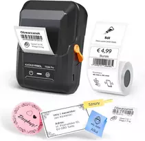 SUPVAN etikečių spausdintuvas Bluetooth, terminis, 20–50 mm, T50MProDE